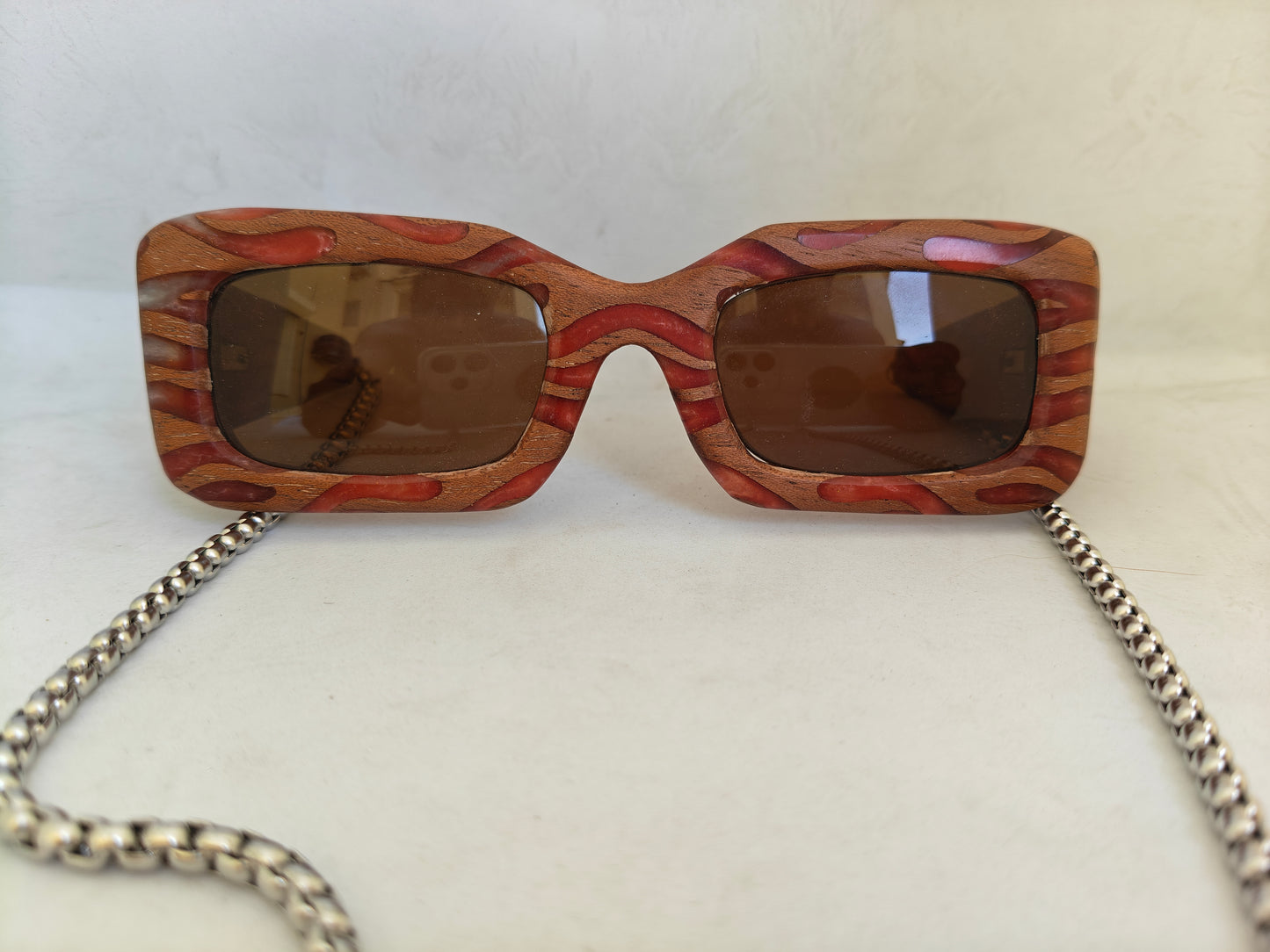 Terra – Handcrafted Mahogany Wooden Sunglasses