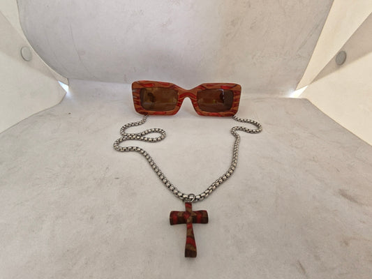Terra – Handcrafted Mahogany Wooden Sunglasses